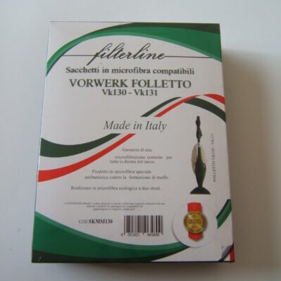Sacchetti microfibra scatola VK 130/131